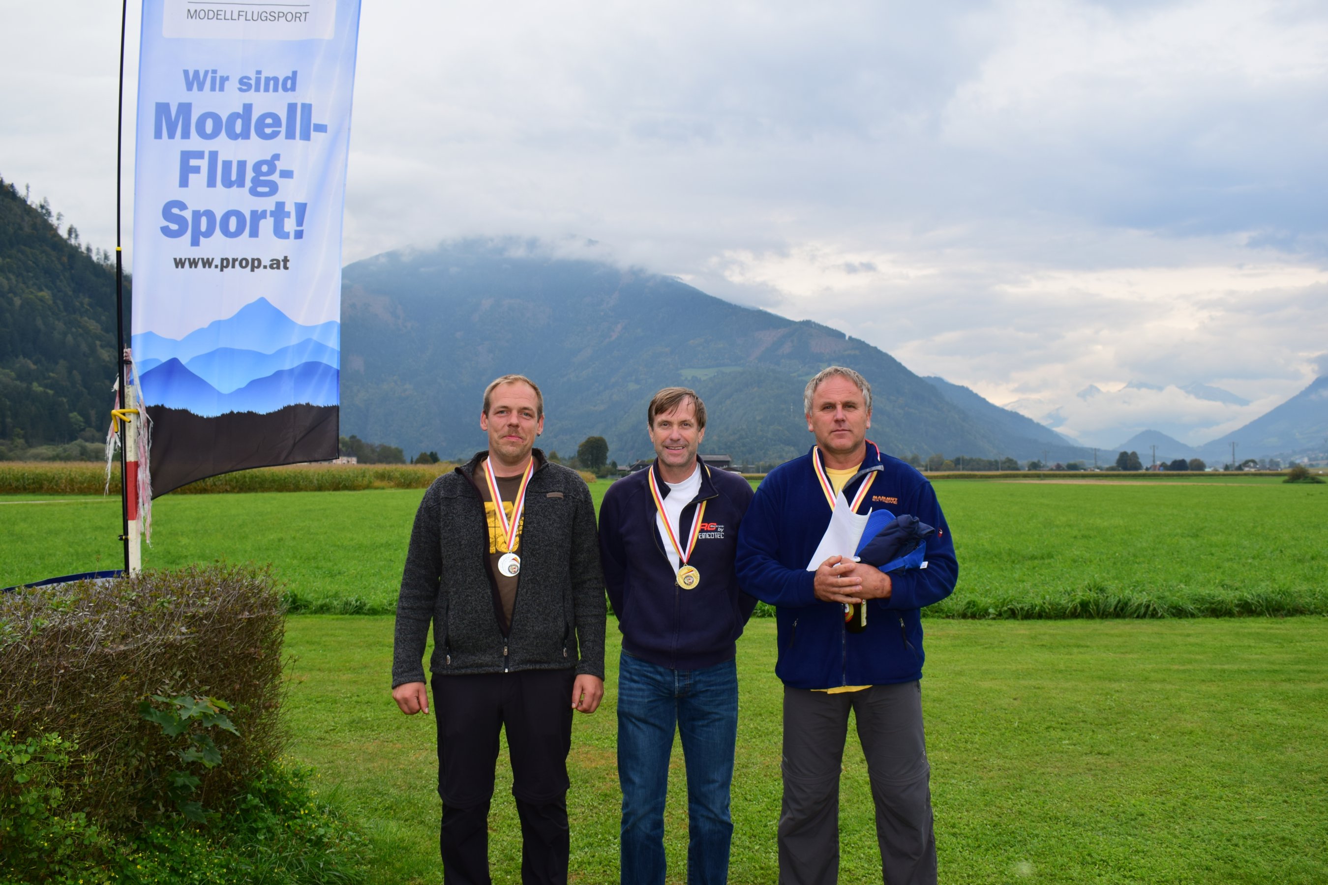 Die Sieger, v.l.n.r.: Bernd Poppel, Gerd Schabus und Peter Oberlerchner